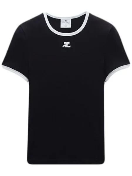 Tricou Courreges negru