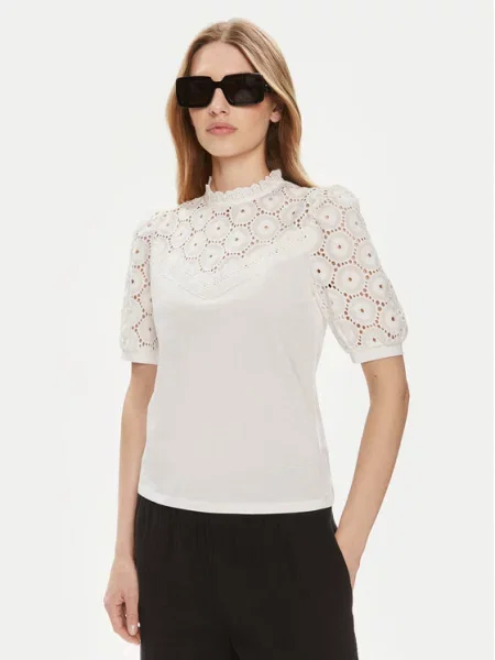 Bluză Morgan din dantelă alb