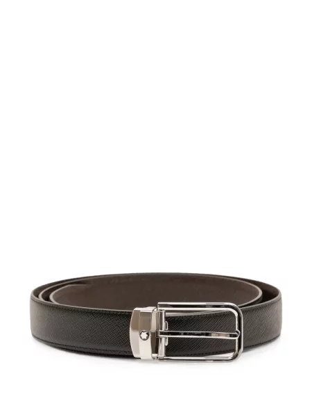 Cu centură reversibil curea Montblanc negru