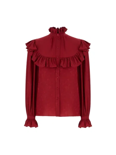 Bluzka Saint Laurent czerwona