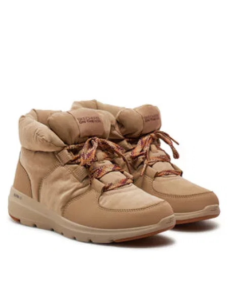 Skechers Polokozačky Glacial Ultra Trend Up béžová