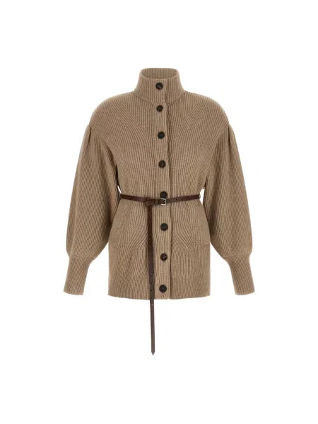 Sweter Brunello Cucinelli wełniany beżowy