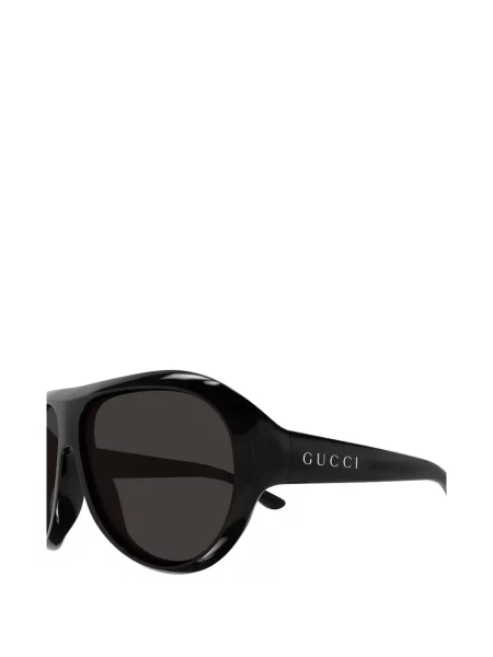 Ochelari de soare Gucci Eyewear cu autograf negru