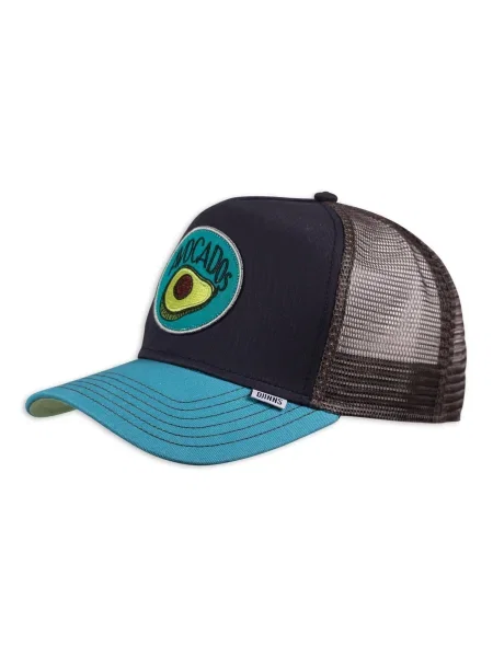 DJINNS Șapcă bleumarin / albastru pastel / verde smarald negru
