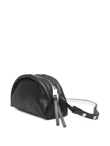 Body Allsaints din piele negru