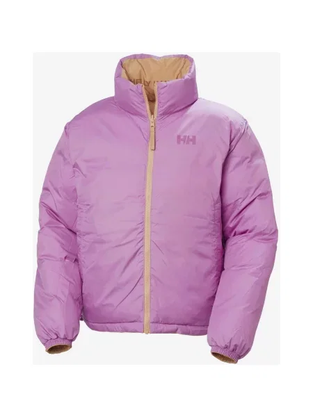 Kurtka Helly Hansen Yu 23 Reversible Puffer fioletowa blada S żółta