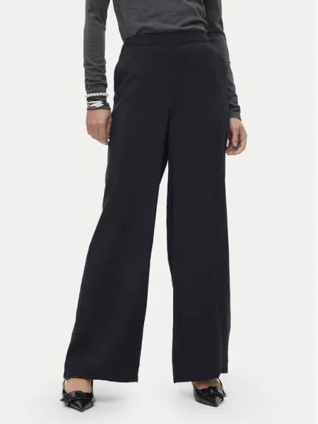 Vero Moda Pantaloni din Josie Wide Leg negru