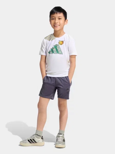 Дитячий Спортивний костюм adidas MINECRAFT TRAINING білий/чорний поліетилентерефталат білий