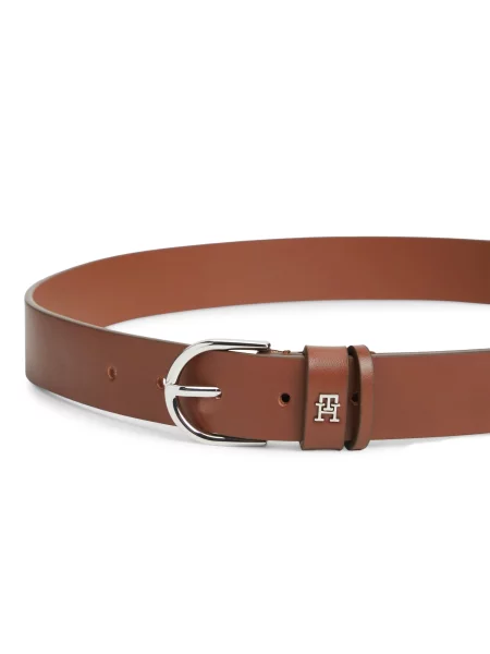 TOMMY HILFIGER Opasky ESSENTIAL EFFORTLESS karamelová hnedá