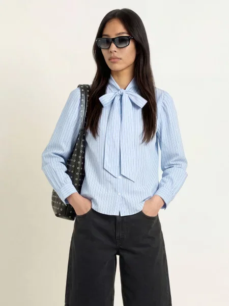LEVI'S ® Halenka JUDICE WESTERN světlemodrá bílá