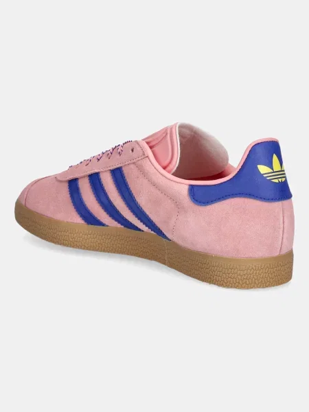 Semišové sneakers boty adidas Originals Gazelle růžová