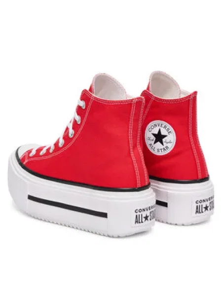 Tenisice Converse Chuck Taylor All Star Lift Double Stack crvena