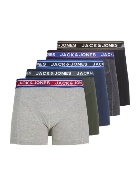 JACK & JONES Boxeri JACOliver bleumarin / gri închis / gri amestecat / oliv negru