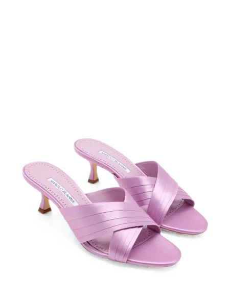Dirželis mulės Manolo Blahnik violetinė