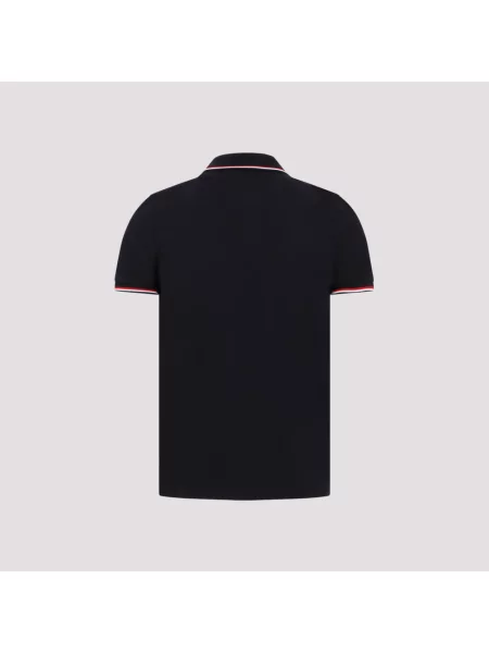Koszulka polo Moncler casual niebieska