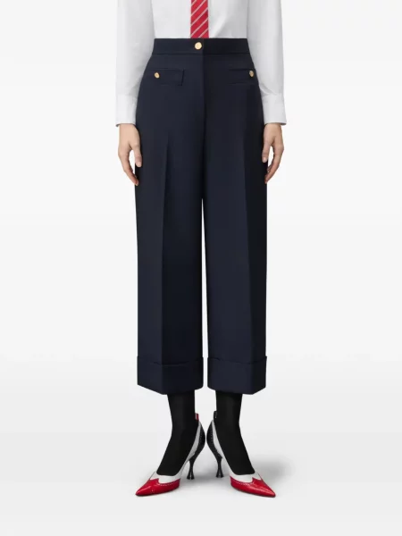 Pantaloni Thom Browne albastru