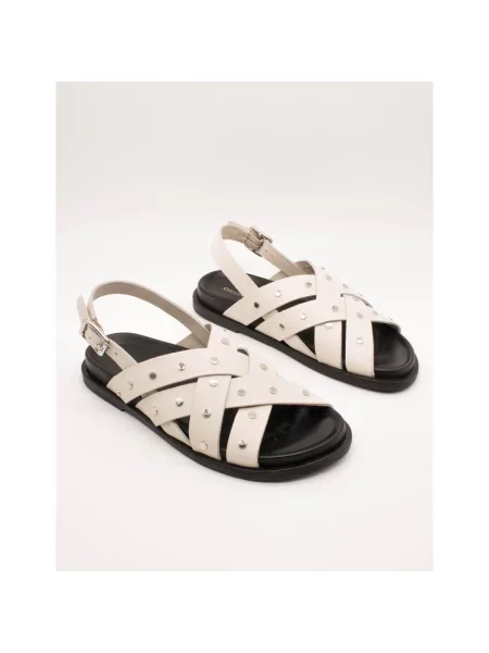 Geox sandale de piele D ADELASH alb
