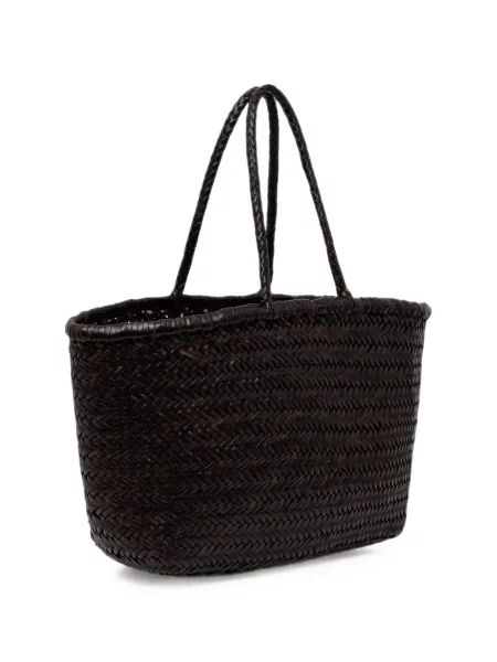 Geantă shopper Dragon Diffusion din piele maro