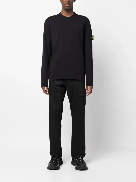 Megztinis Stone Island akmenys juoda