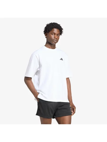 T-shirt adidas Primelift Essentials Workout Graphics Tee White S λευκό