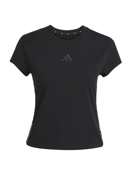 ADIDAS SPORTSWEAR Funkčné tričko mätová / nefritová čierna