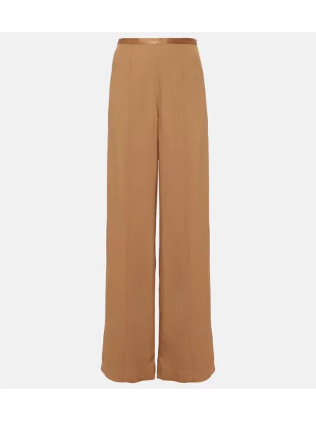 Pantaloni Taller Marmo cu talie înaltă maro