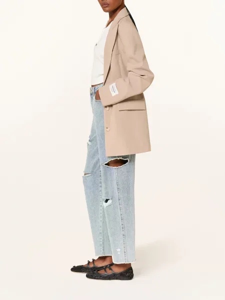 Karo Kauer Barrel Džíny denim blue modré