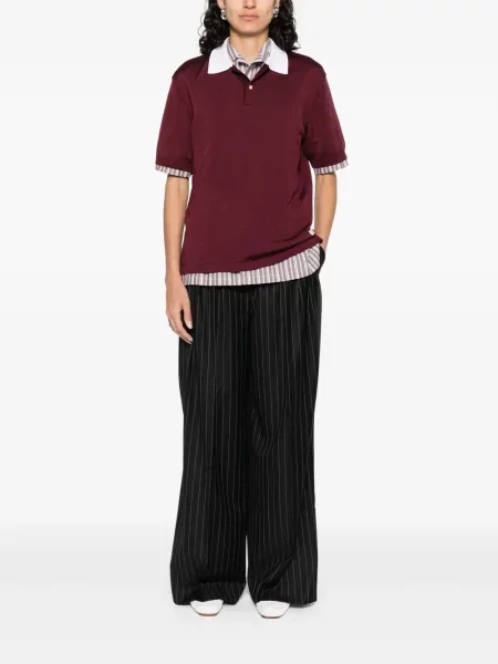 Pantaloni Casablanca cu dungi negru