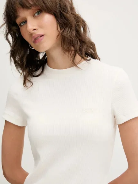 Tommy Jeans t-shirt beżowy
