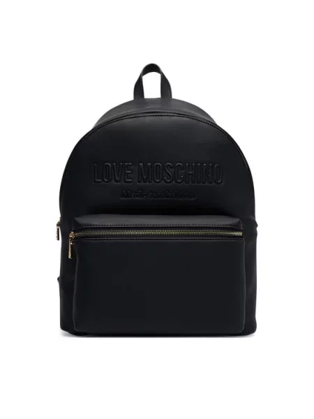 Love Moschino nahrbtnik iz umetnega usnja črna