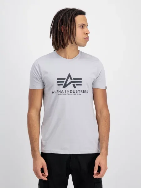 ALPHA INDUSTRIES Tricou albastru gri