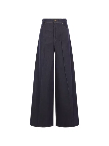 Blugi cu picior larg Max Mara albastru
