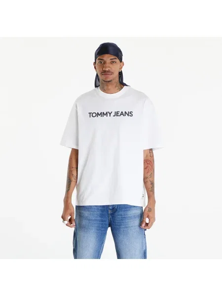 Póló Tommy Jeans Logo Oversized Fit T-Shirt White M fehér