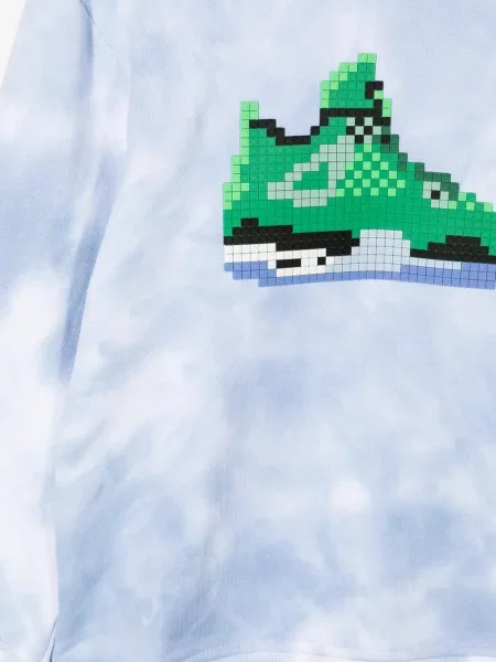 Bluza z kapturem dziecięca Mostly Heard Rarely Seen 8-bit niebieska