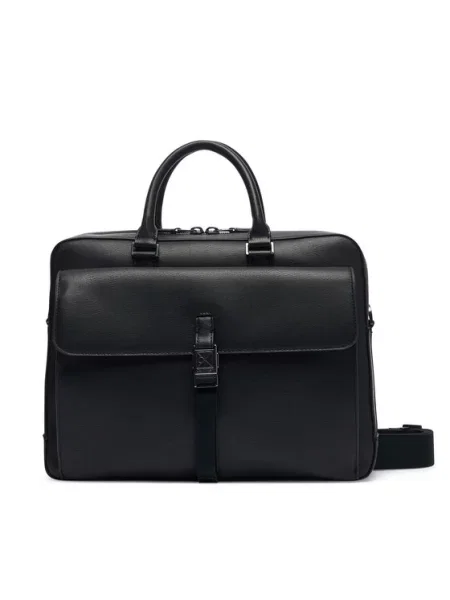 Calvin Klein Чанта за лаптоп Emblem Hw Commuter черен