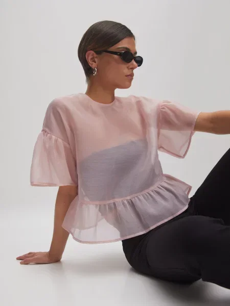 EDITED Bluză Tuala rosé