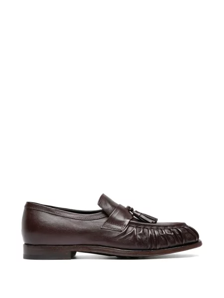 Bőr loafer Officine Creative barna