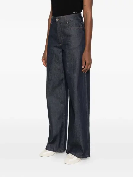 Blugi A.p.c. cu broderie albastru