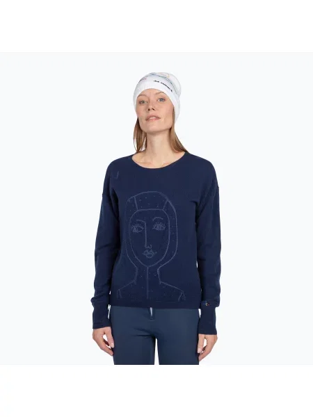Női pulóver Rossignol Jcc Lina Pull cosmic blue Jcc Lina Pull kék