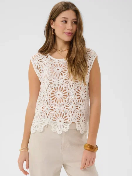 Cream Top CRMerinda' alb