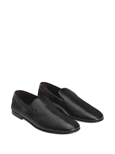 Pantofi loafer Dolce & Gabbana din piele slip-on negru