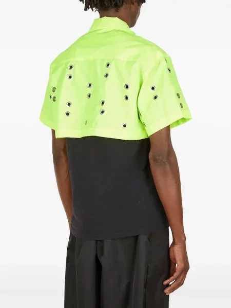 Cămașă Studio Alch din poplin verde