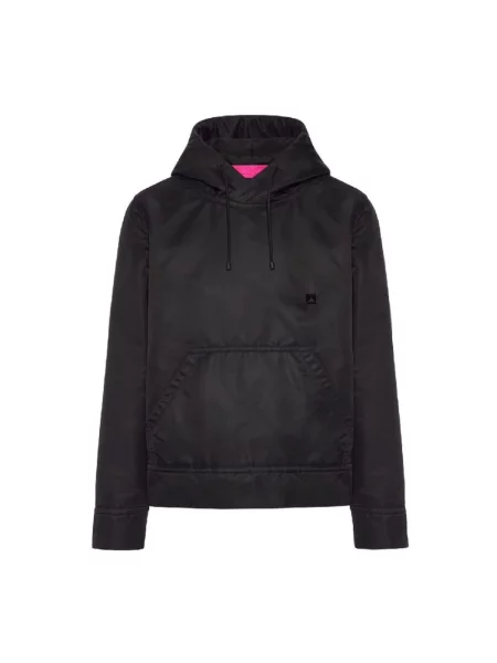 Bluza z kapturem Valentino z kapturem czarna