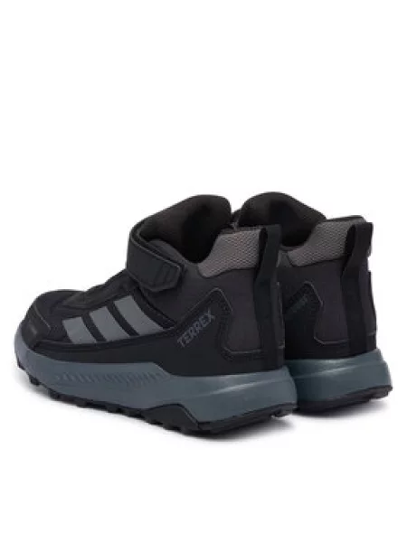 Adidas Turistiniai batai Terrex Anylander Mid Climaproof Children Hiking Shoes juoda