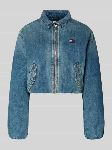 Kurtka jeansowa o kroju regular fit z czystej bawełny Tommy Jeans niebieska