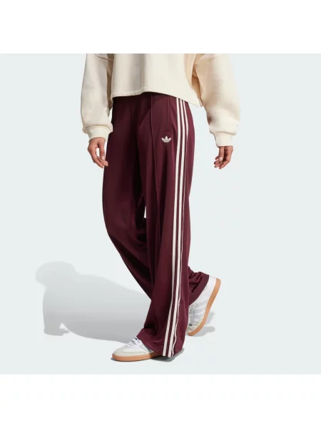 Tepláky adidas Originals Adicolor Classic Firebird Loose vínová bílé