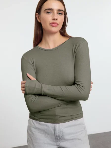 Trendyol Tricou oliv
