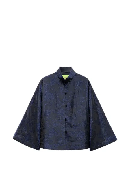 Geacă Shanghai Tang cu broderie negru
