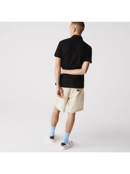 Поло Lacoste черное