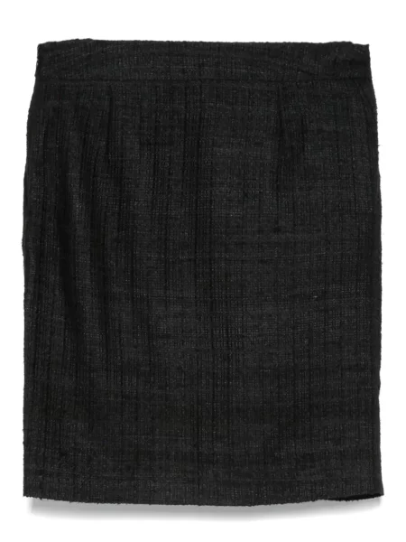 Hedvábné sukně John Galliano Pre-owned černé